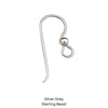 Tierracast Niobium, 3mm Bead French Hook Earring Wires, 2 Pairs