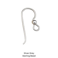 Tierracast Niobium, 3mm Bead French Hook Earring Wires, 2 Pairs