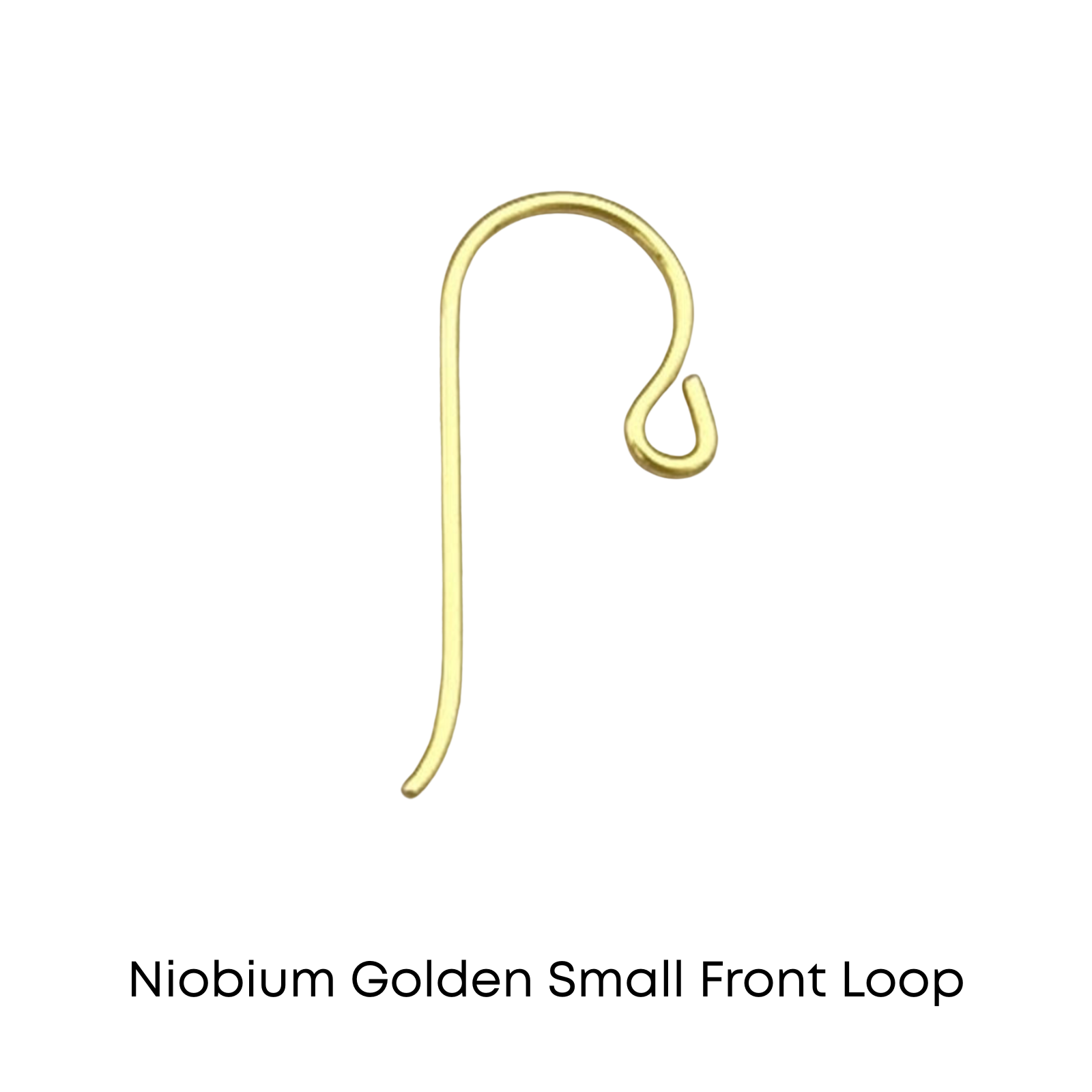 Tierracast Niobium French Hook Earring Wires, Small Loop