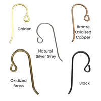 Tierracast Niobium French Hook Earring Wires, Small Loop