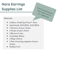 NoraEarringsMaterials - The Argus Collection