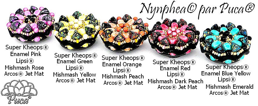Nynphea Flower Magnet Pattern par Puca