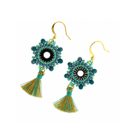 Ocean Wheels Earrings DIY Beading Kit