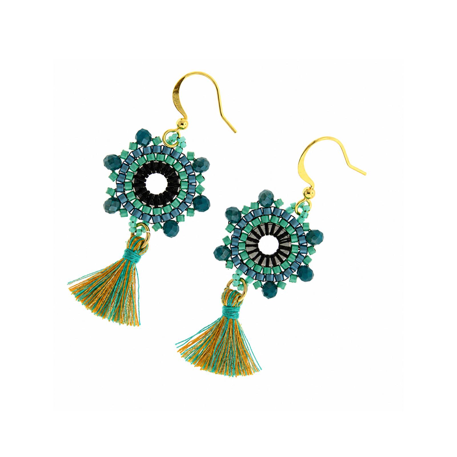 Ocean Wheels Earrings DIY Beading Kit