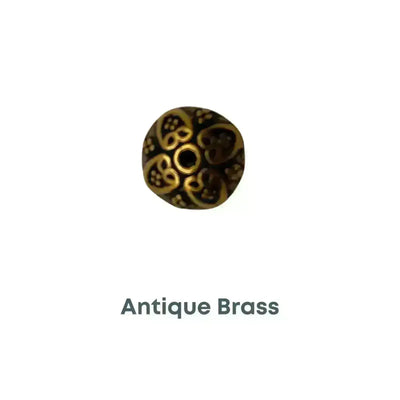 WHOLESALE Ogee Bead Cap, 10mm, 2 Colors - The Argus Collection