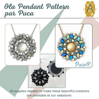 Ola Pendant Pattern Par Puca - The Argus Collection