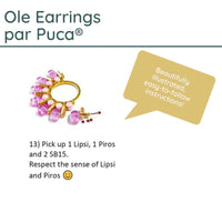 Ole Earrings Pattern par Puca - The Argus Collection