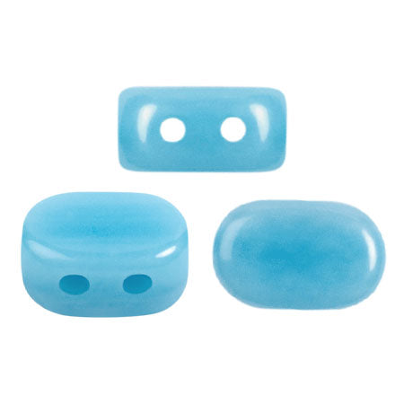Lipsi Beads par Puca, Opaque Aqua, 5g - The Argus Collection