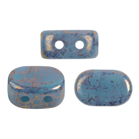 Lipsi Beads par Puca, Opaque Aqua, 5g - The Argus Collection