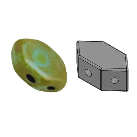 Paros Beads par Puca, Picasso, 5g - The Argus Collection