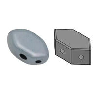 Paros Beads par Puca, Ceramic Look, 5g - The Argus Collection