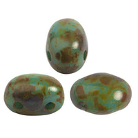 Samos Beads par Puca, Blue Turquoise, 5g & 20g