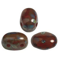Samos Beads par Puca, Burnt Sienna Collection