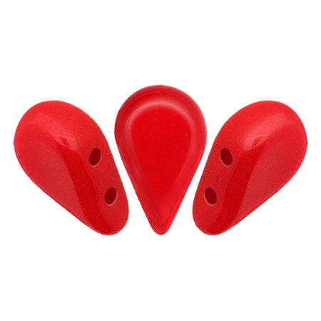 Amos Beads par Puca, Coral Red, 5g & 20g