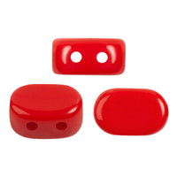 Lipsi Beads par Puca, Coral Red, 5g - The Argus Collection