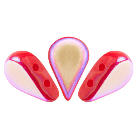 Amos Beads par Puca, Coral Red, 5g & 20g