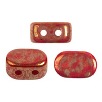 Lipsi Beads par Puca, Coral Red, 5g - The Argus Collection