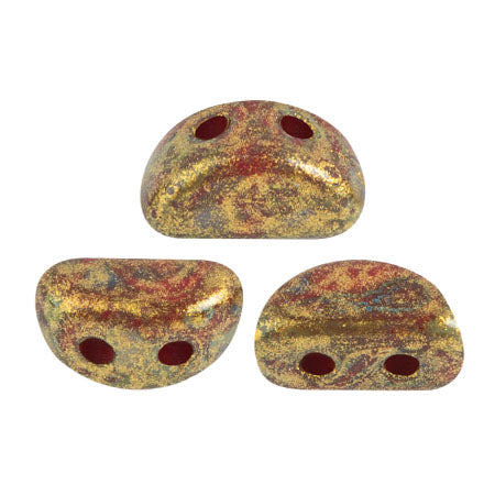 Kos Beads par Puca, Opaque Coral Red, 5g. & 20g.