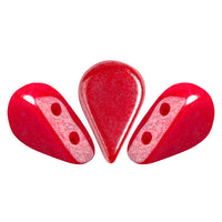 Amos Beads par Puca, Coral Red, 5g & 20g