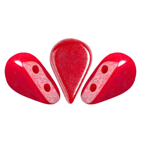 Amos Beads par Puca, Coral Red, 5g & 20g