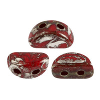 Kos Beads par Puca, Opaque Coral Red, 5g. & 20g.