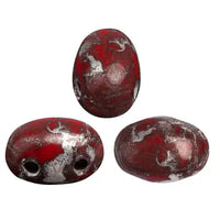 Samos Beads par Puca, Coral Red, 5 or 20g Collection