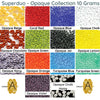 Superduo Beads, 10g., Opaque Collection, 14 Colors - The Argus Collection