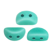 Kos Beads par Puca, Opaque Green Turquoise, 5g.