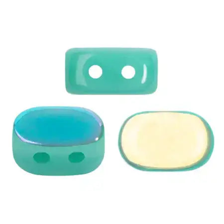 Lipsi Beads par Puca, Green Turquoise, 5g & 20g - The Argus Collection