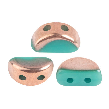 Kos Beads par Puca, Opaque Green Turquoise, 5g.