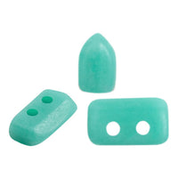 Piros Beads par Puca, Opaque Green Turquoise, 5g & 20g