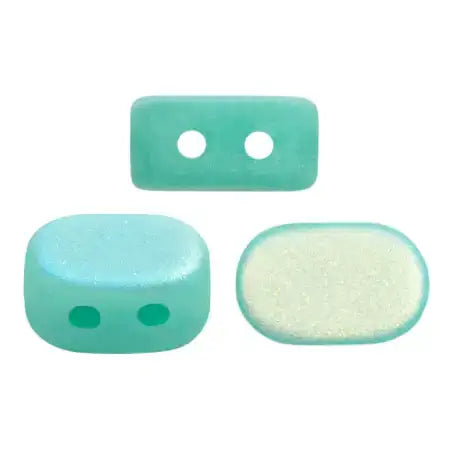 Lipsi Beads par Puca, Green Turquoise, 5g & 20g - The Argus Collection