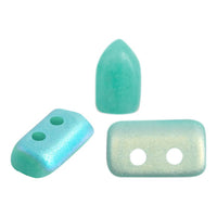 Piros Beads par Puca, Opaque Green Turquoise, 5g & 20g