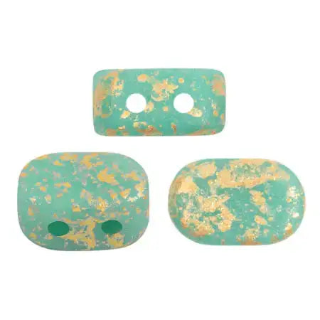 Lipsi Beads par Puca, Green Turquoise, 5g & 20g - The Argus Collection