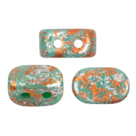 Lipsi Beads par Puca, Green Turquoise, 5g & 20g - The Argus Collection