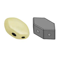 Paros Beads par Puca, Ceramic Look, 5g - The Argus Collection