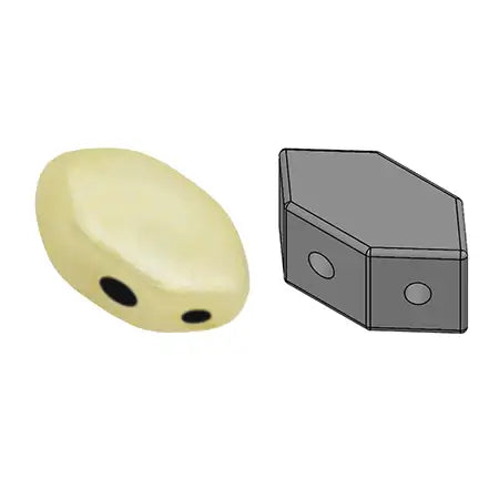 Paros Beads par Puca, Ceramic Look, 5g - The Argus Collection