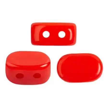 Lipsi Beads par Puca, Opaque Light Coral Red, 5g & 20g - The Argus Collection
