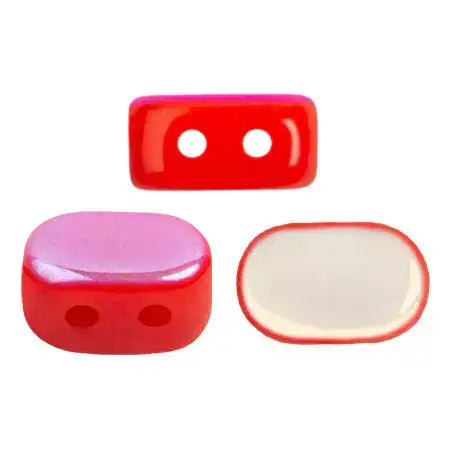 Lipsi Beads par Puca, Opaque Light Coral Red, 5g & 20g - The Argus Collection