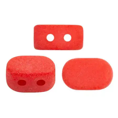 Lipsi Beads par Puca, Opaque Light Coral Red, 5g & 20g - The Argus Collection