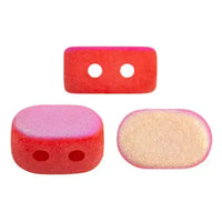 Lipsi Beads par Puca, Opaque Light Coral Red, 5g & 20g - The Argus Collection