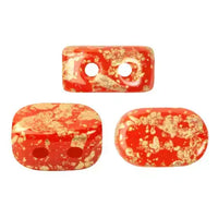 Lipsi Beads par Puca, Opaque Light Coral Red, 5g & 20g - The Argus Collection