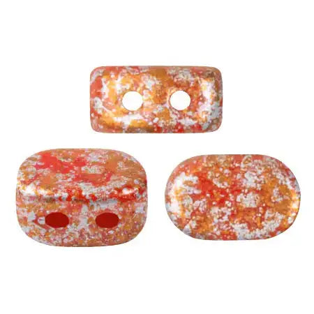 Lipsi Beads par Puca, Opaque Light Coral Red, 5g & 20g - The Argus Collection