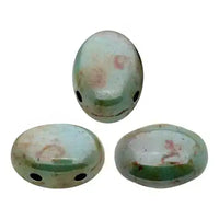Samos Beads par Puca, Ceramic Look, 5g & 20g - The Argus Collection