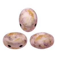 Samos Beads par Puca, Ceramic Look, 5g & 20g - The Argus Collection