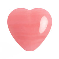 FP Czech Glass Heart Beads, Opaque Rose, 4 pcs. - The Argus Collection