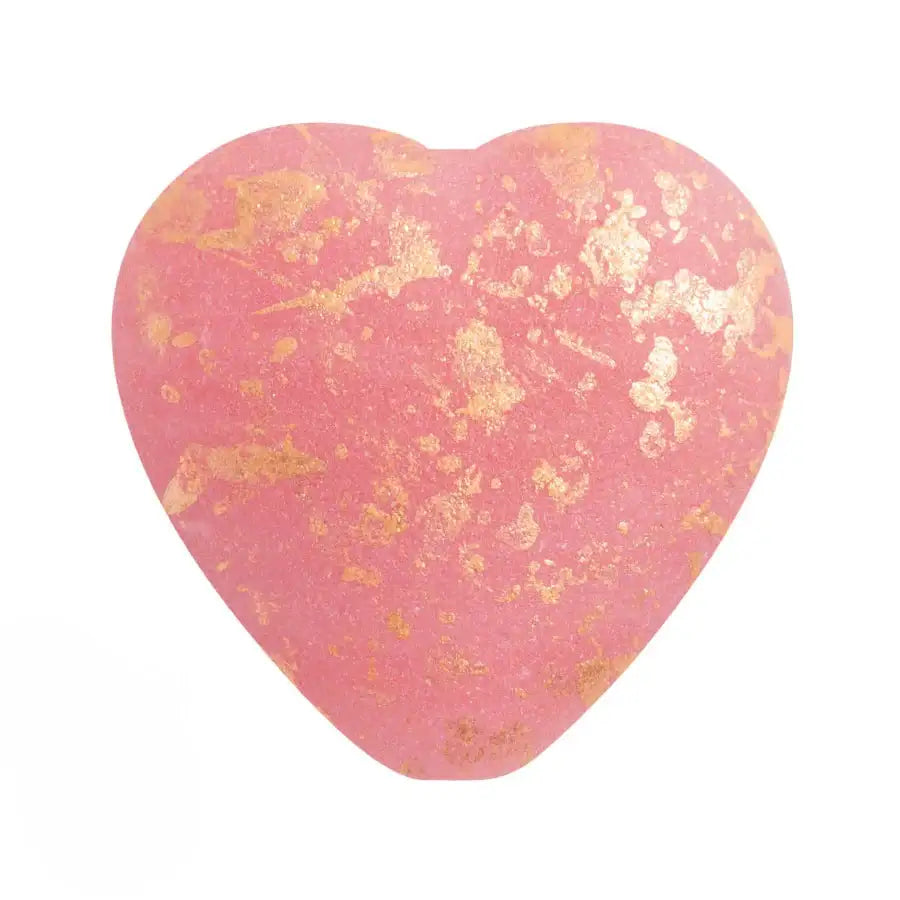 FP Czech Glass Heart Beads, Opaque Rose, 4 pcs. - The Argus Collection