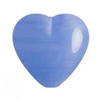 FP Czech Glass Heart Beads, Opaque Sky Blue, 4 pcs. - The Argus Collection