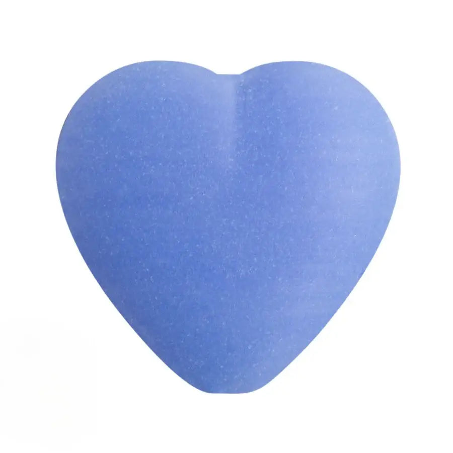 FP Czech Glass Heart Beads, Opaque Sky Blue, 4 pcs. - The Argus Collection