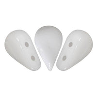 Amos Beads par Puca, Opaque White, 5g & 20g